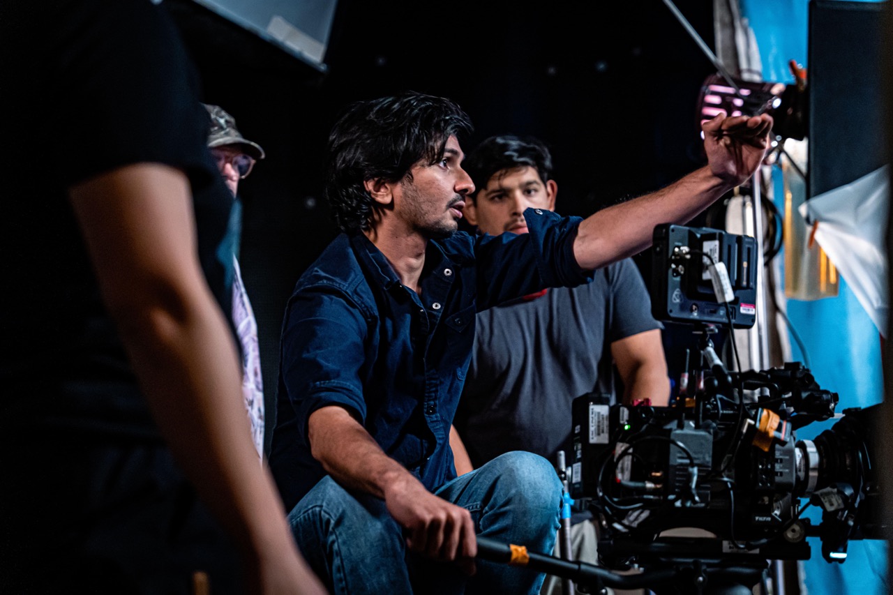 Harnish Ambaliya on set